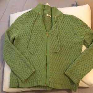 Liz & Co. green sweater